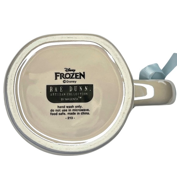 ❌SOLD❌ Rae Dunn NWT LET IT GO Elsa Disney Frozen Iridescent 2 Sided Coffee Mug - Picture 7 of 17